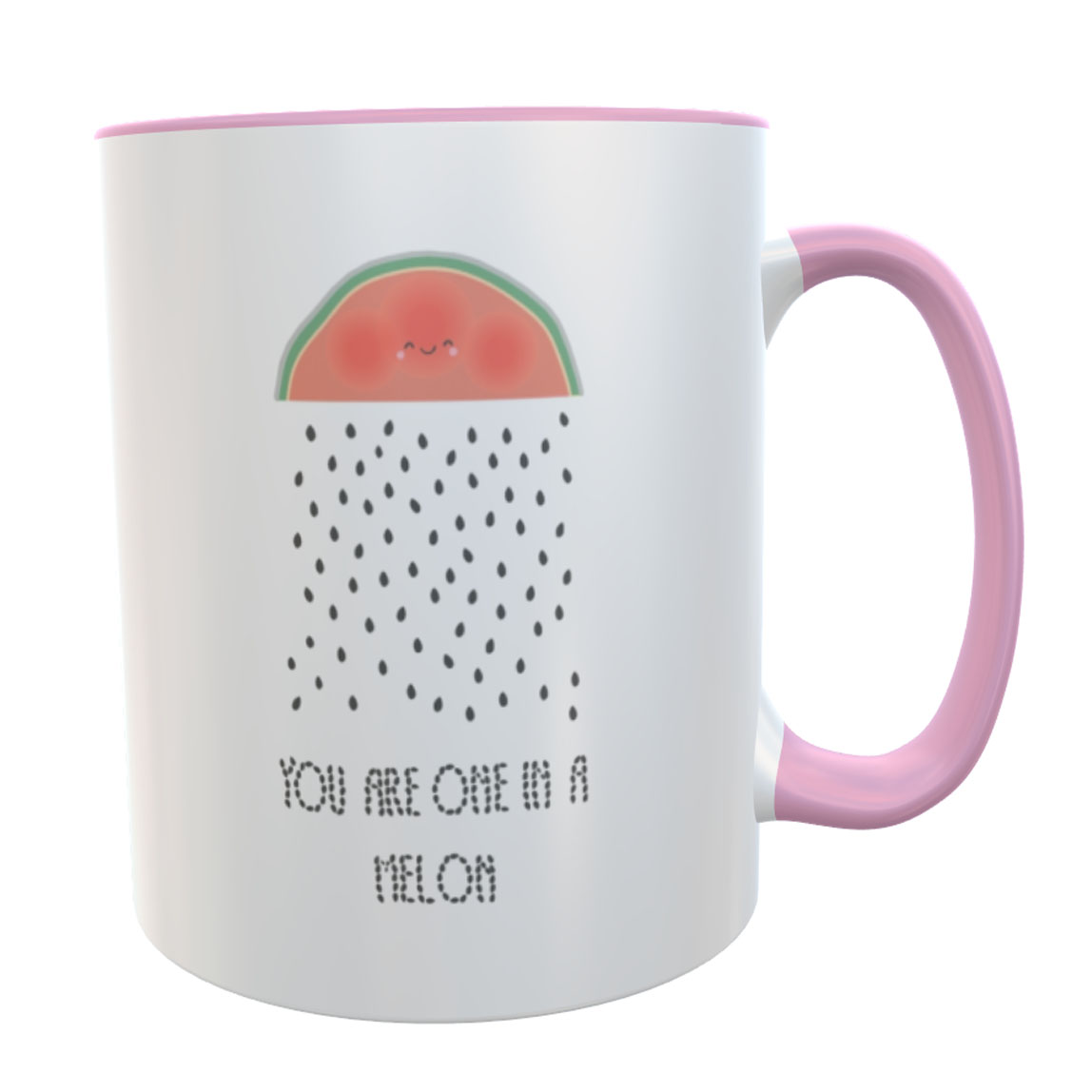 Valentinstasse Melone mit Spruch