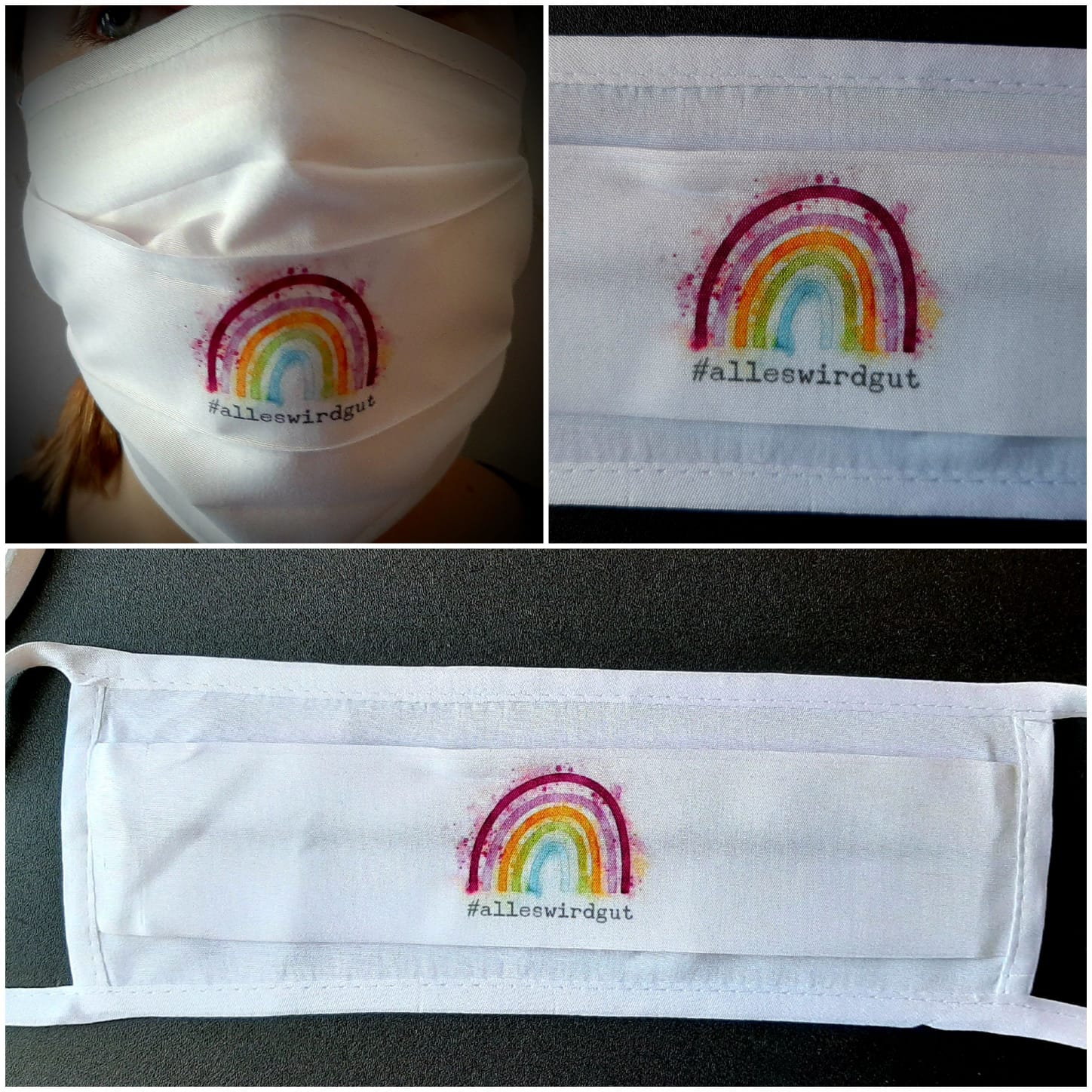 Funktions-Alltagsmaske Regenbogen