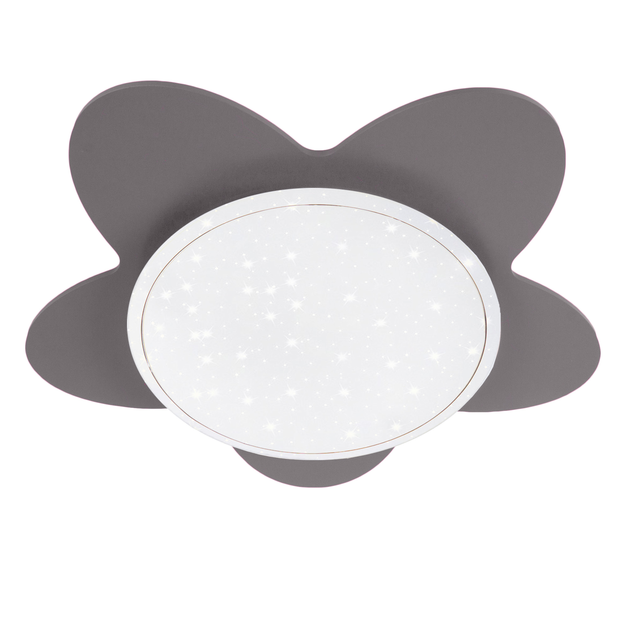 Elobra Deckenleuchte Blume Starlight grau