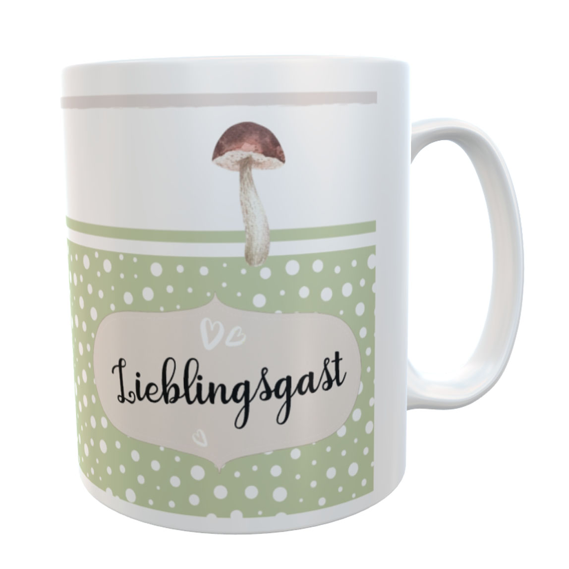 Tasse Lieblingsgast grün