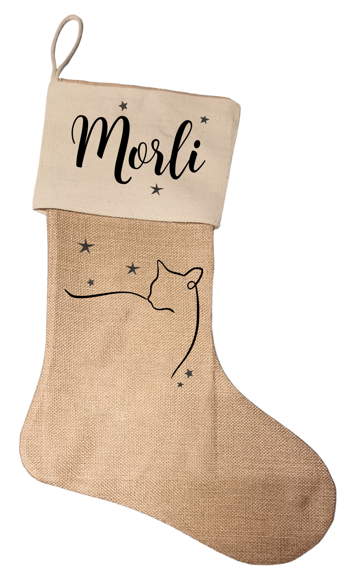 Nikolausstrumpf Katze zum befüllen