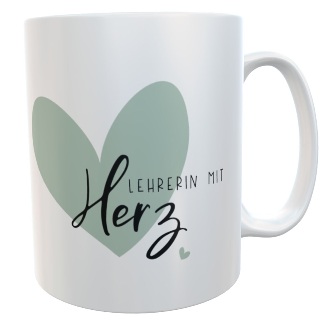 Tasse Lehrerin mit Namen Herz