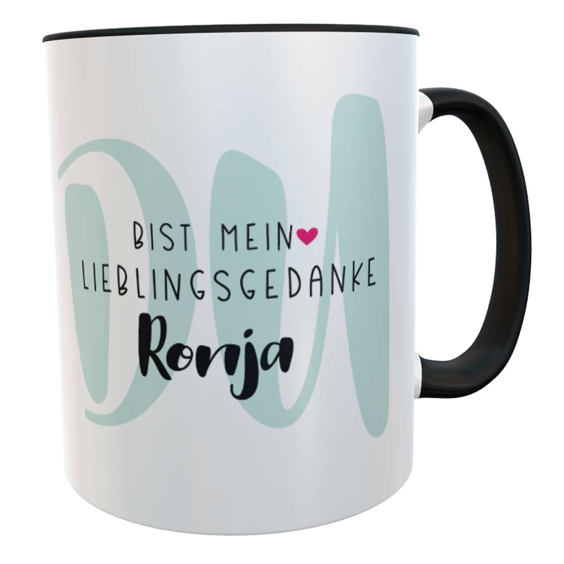 personalisierte Kaffeetasse Valentinstag Du bist mein Lieblingsgedanke