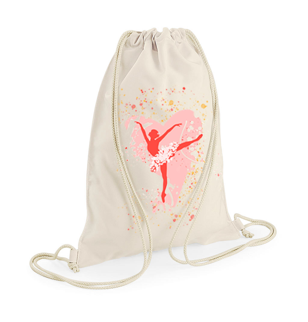 Sportbeutel Ballarina Tasche Balletttänzerin Turnbeutel Sport Beutel Gymsack