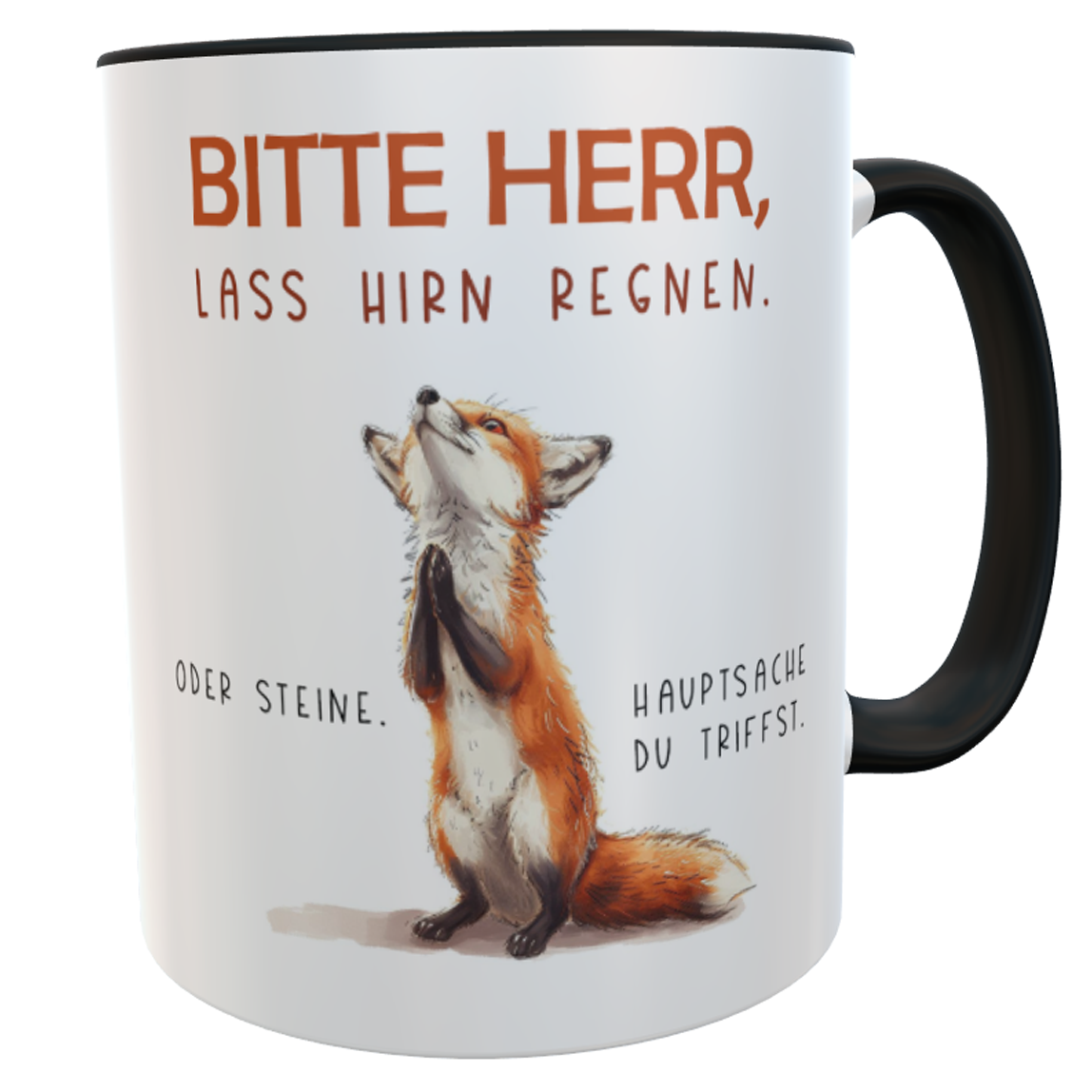Bürotasse lustiger Spruch Bitte Herr, lass