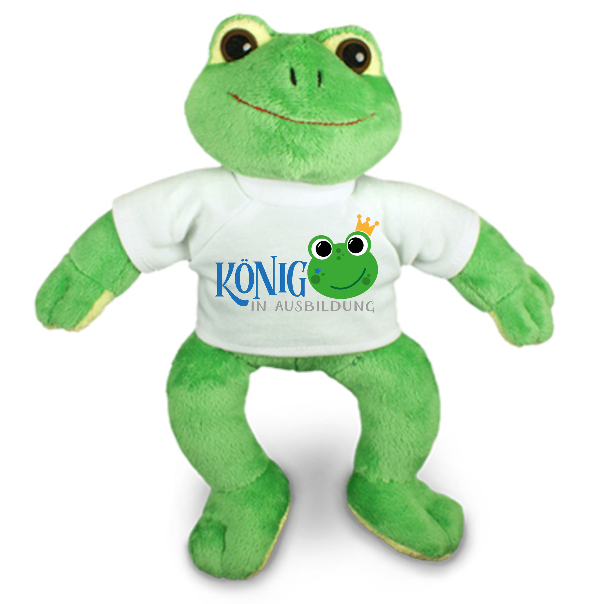 Kuscheltier Froschkönig in Ausbildung