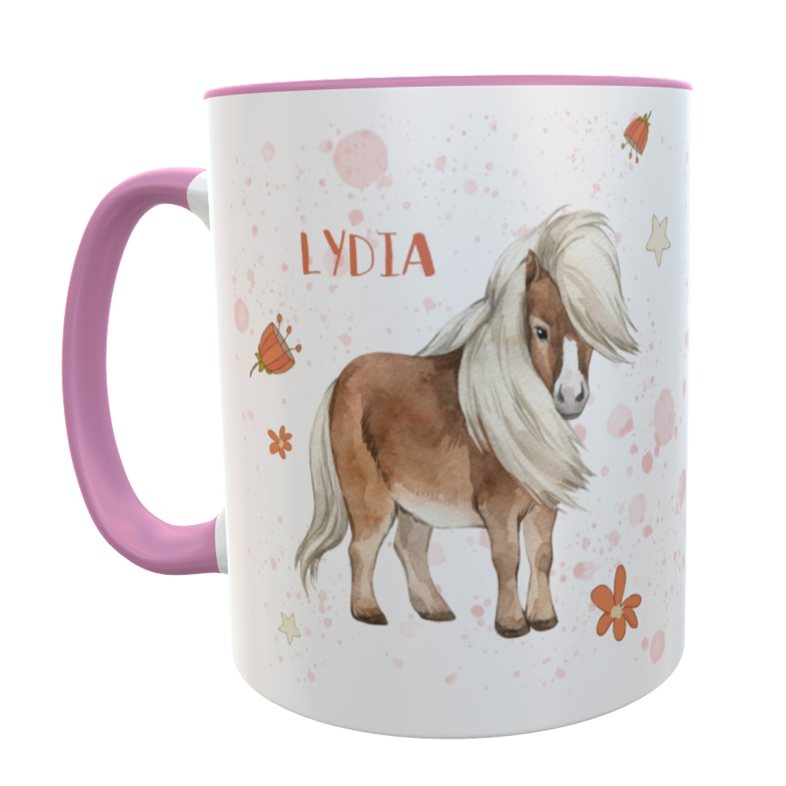 Tasse Pony mit Namen Rose