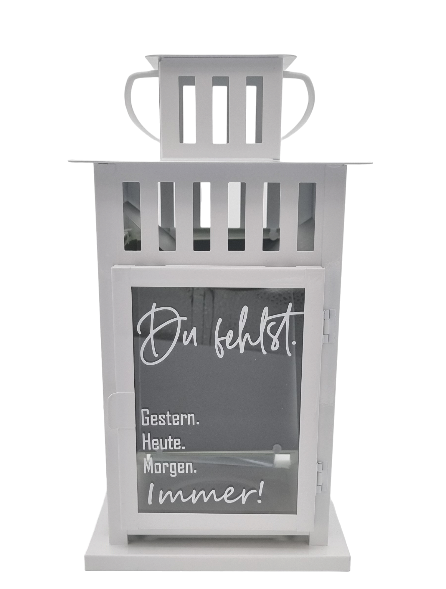 Grablaterne Du fehlst mit Name