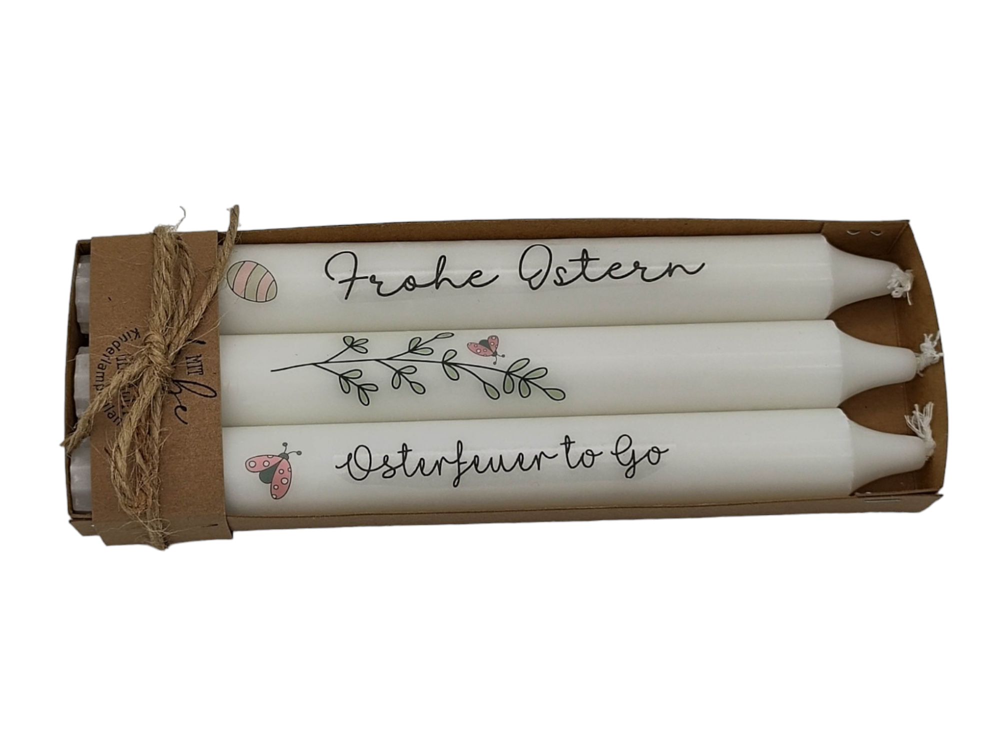 Stabkerzen Ostern Frühlingsflair 3er-Set