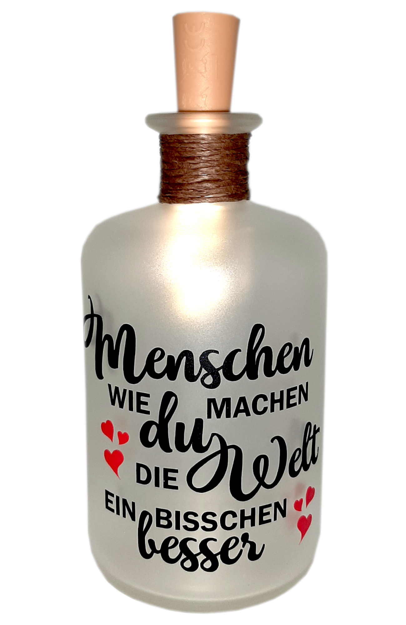 LED-Leuchtflasche Pflege Krankenschwester/pfleger Freunde