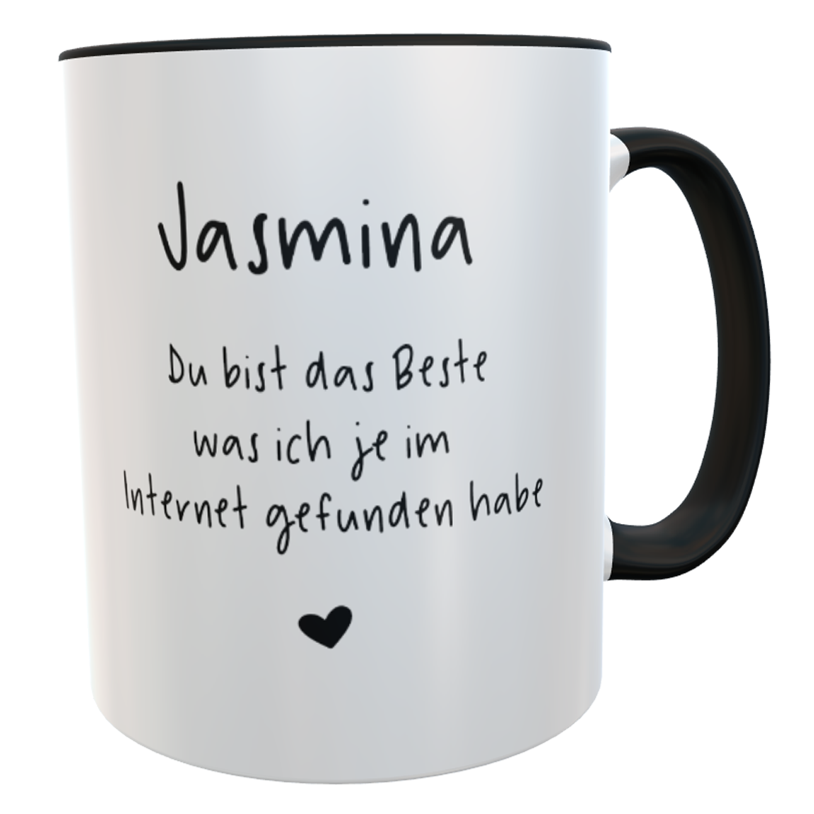Tasse Du Bist das Beste Geschenk zum Valentinstag mit Namen inkl. Geschenkverpackung
