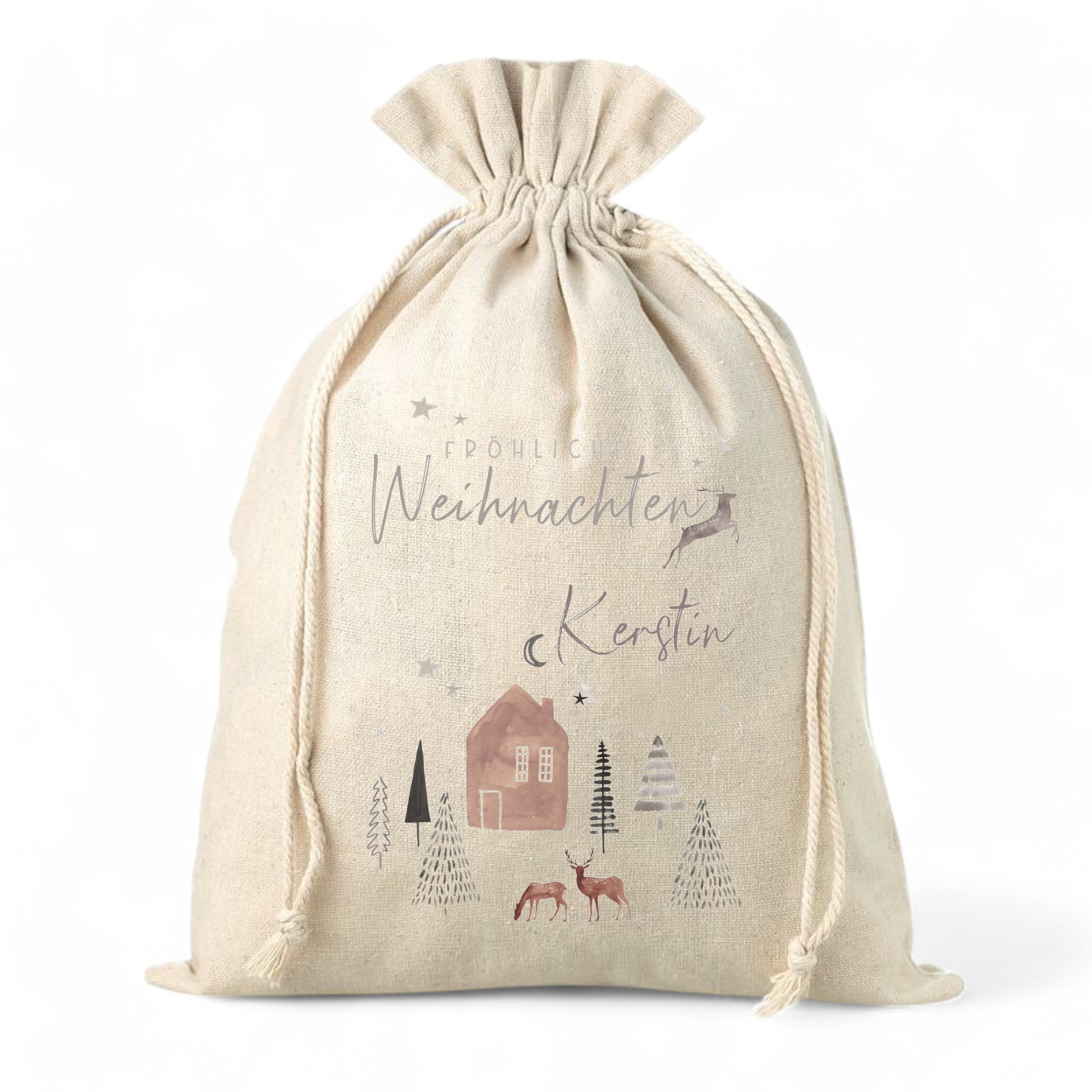 Nikolaussack mit Namen Weihnachten