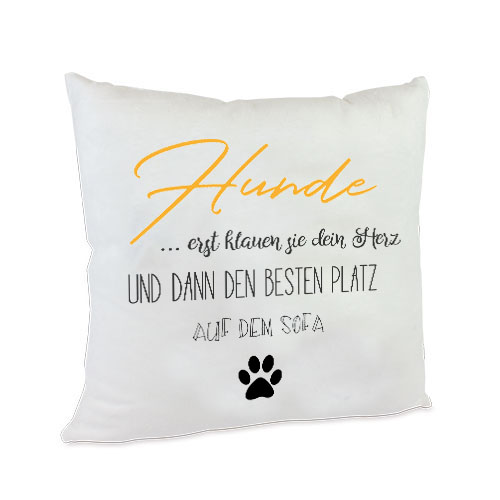 Kissen Hund Geschenkidee Hundebesitzer