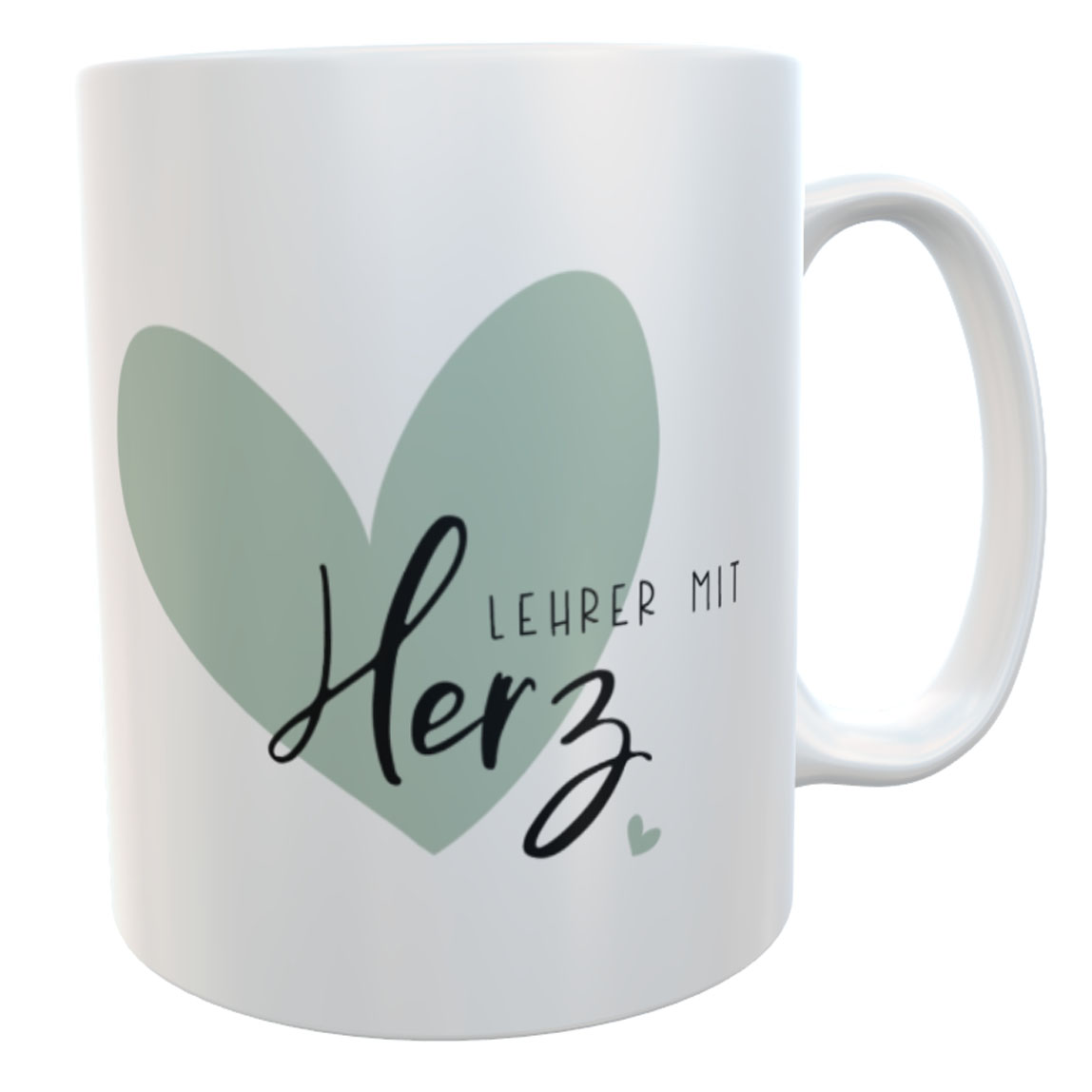 Tasse Lehrer mit Namen Herz