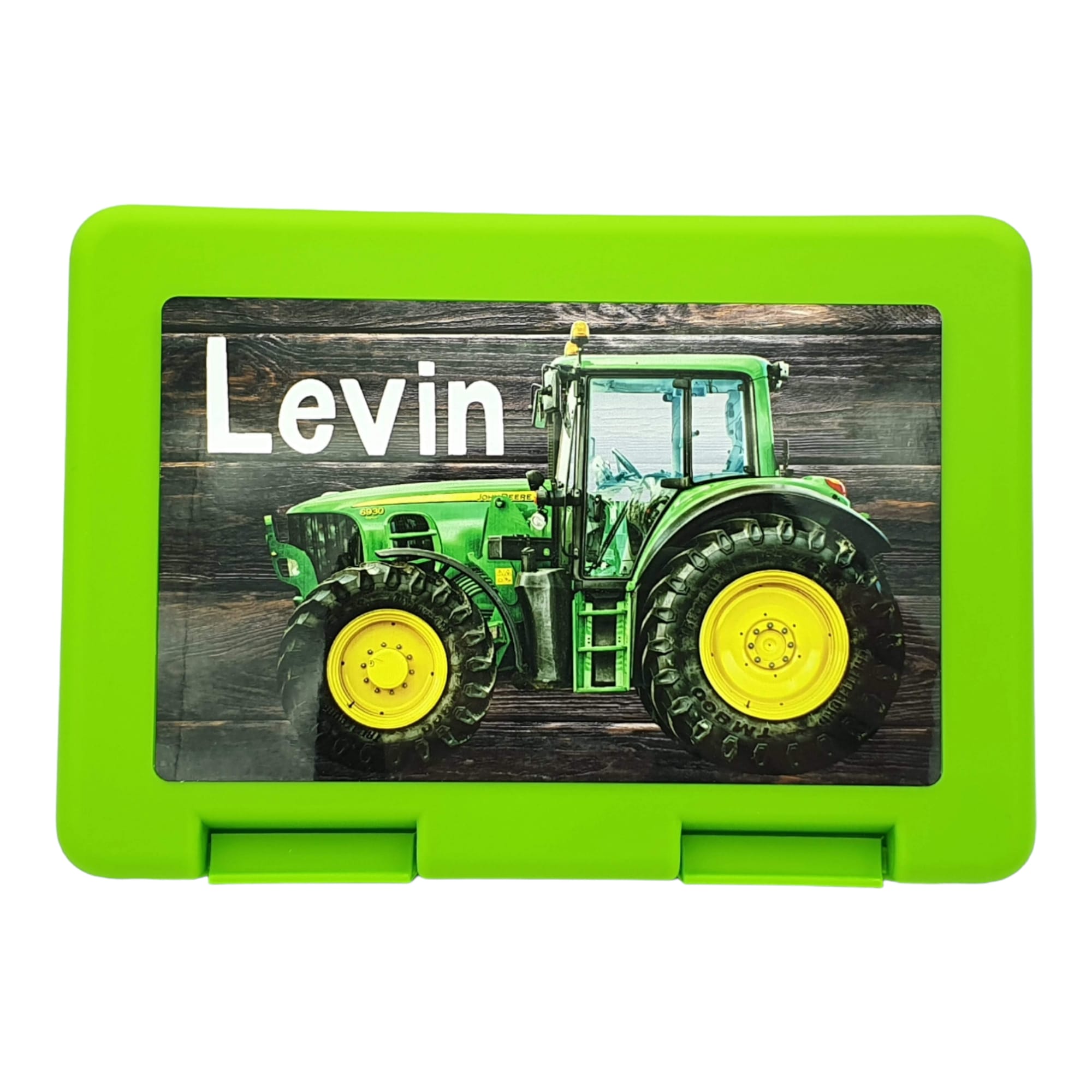 Brotdose Traktor mit Wuschnamen personalisiert, Brotzeitbox, Lunchbox, Brotbüchse, Landwirte
