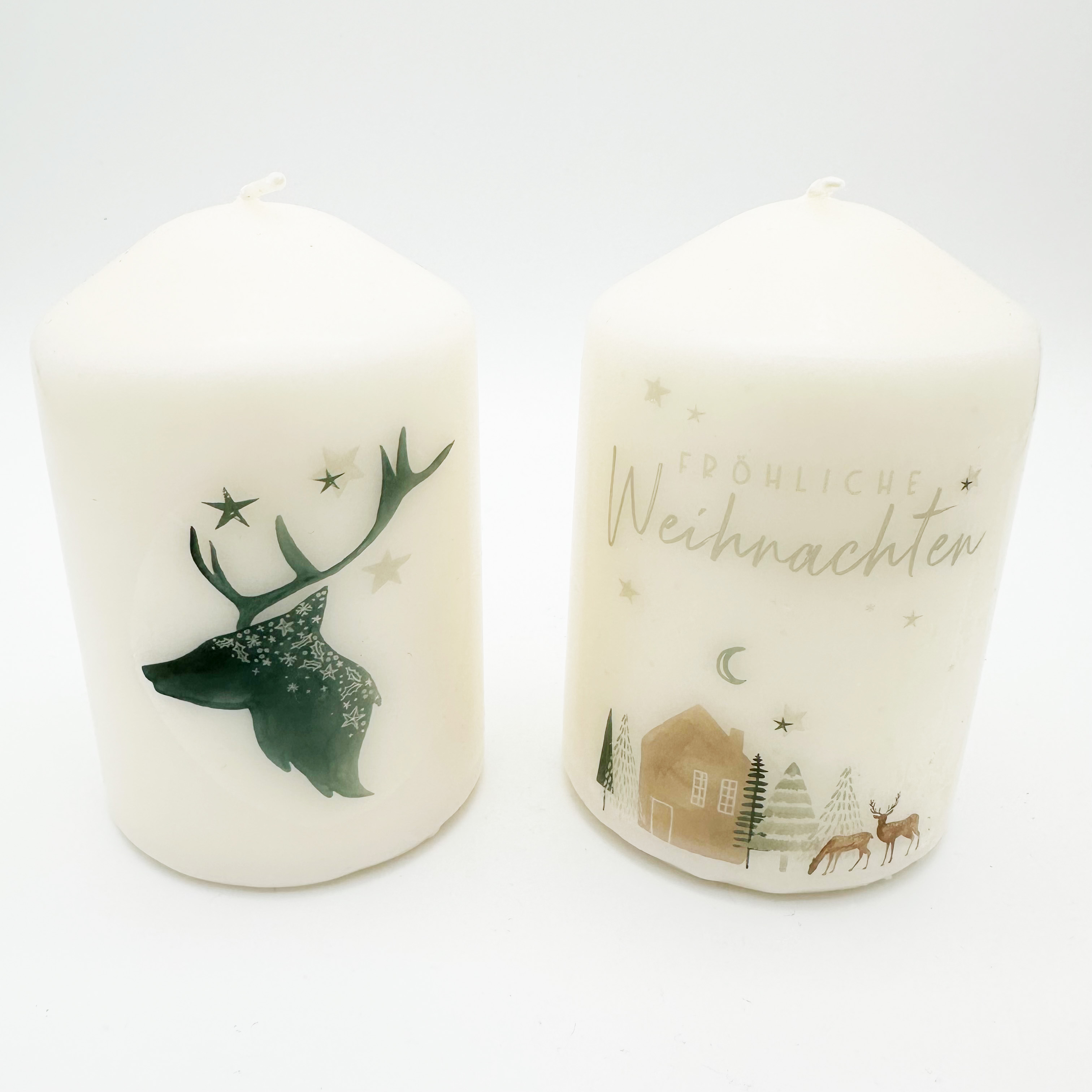 Weihnachts-Kerzenset Fröhliche Weihnachten im Handumdrehen