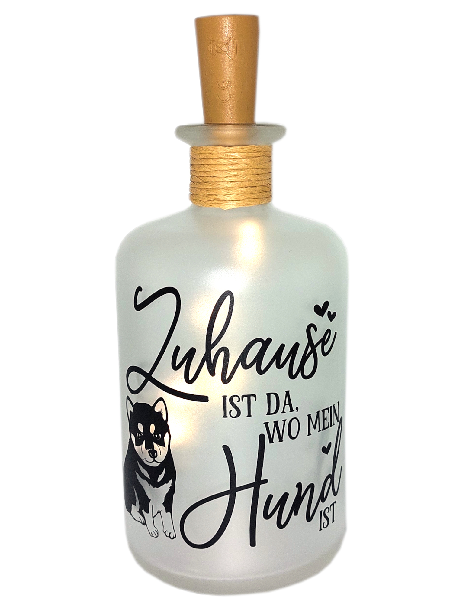 LED-Leuchtflasche Haustiere Hund Welpe