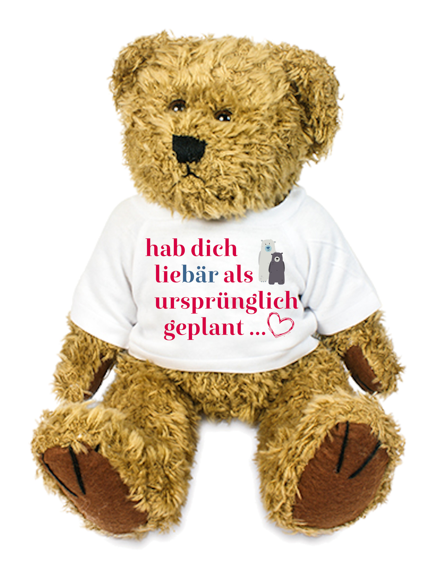 Kuscheltier Bär - liebär als geplant