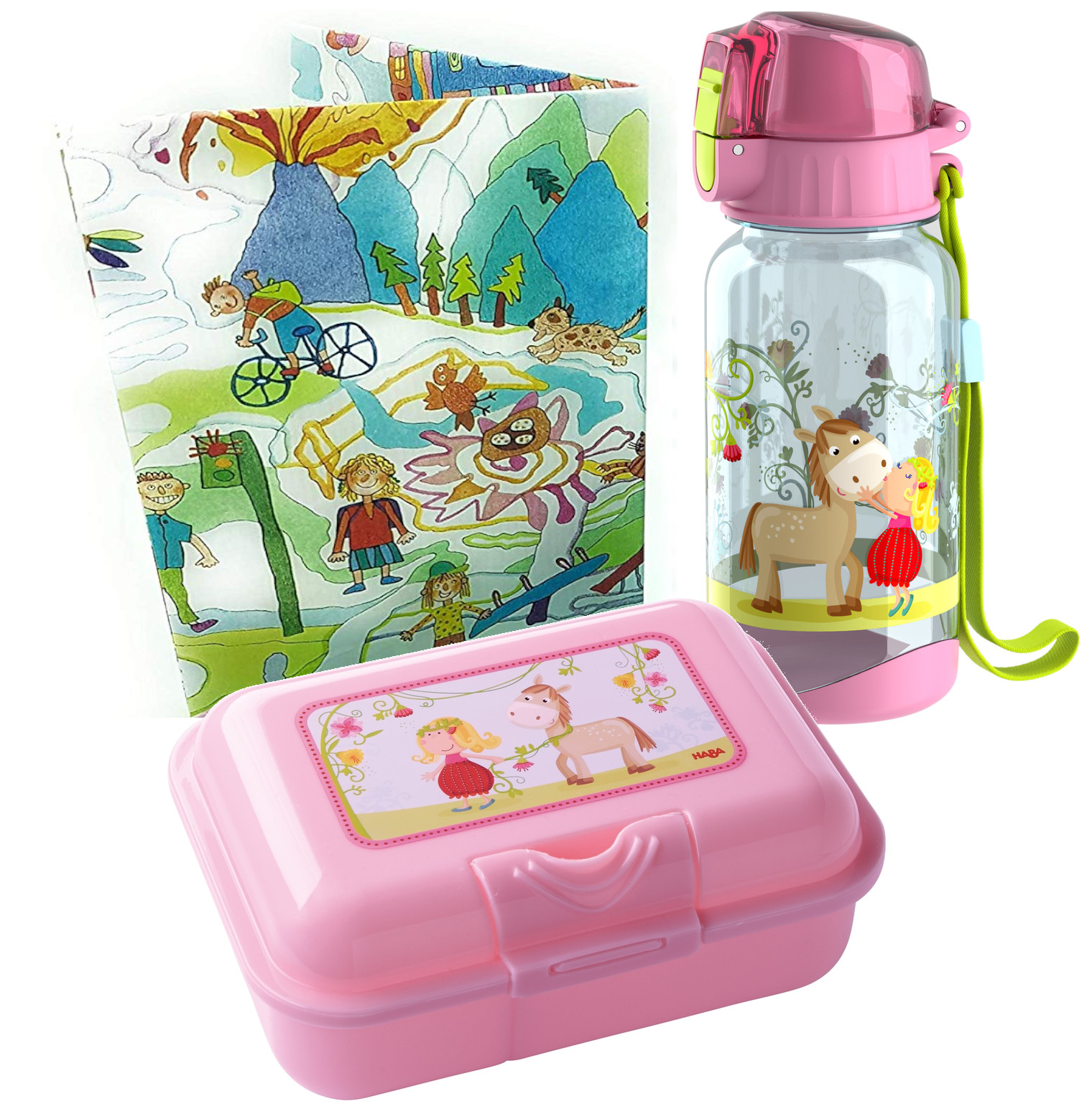 Haba Brotdose und Trinkflasche Vicki & Pirli