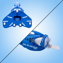 nowy niebieski laserowy blaster strumieniowy