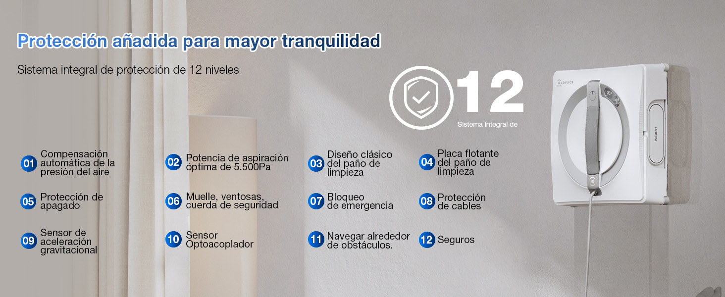 ECOVACS WINBOT Robot limpiacristales