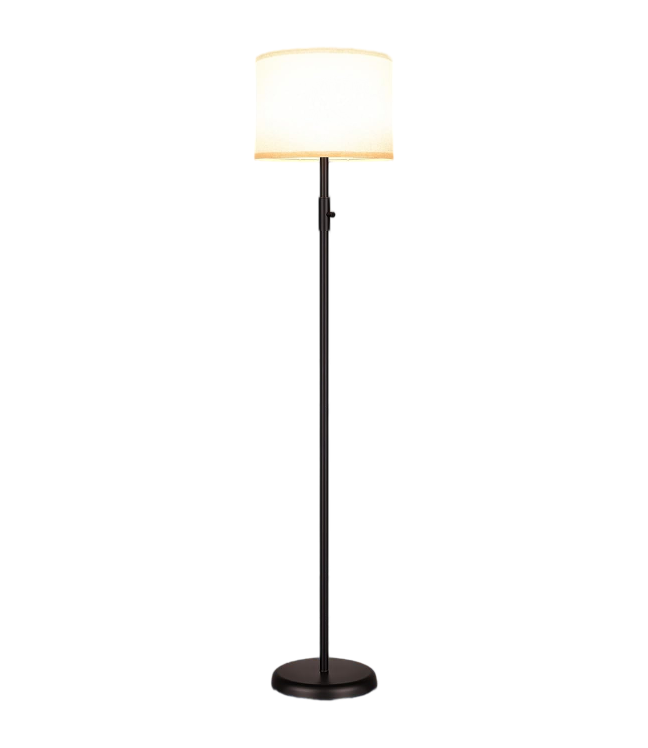 Modern Dimmable Floor Lamp with Linen Shade
