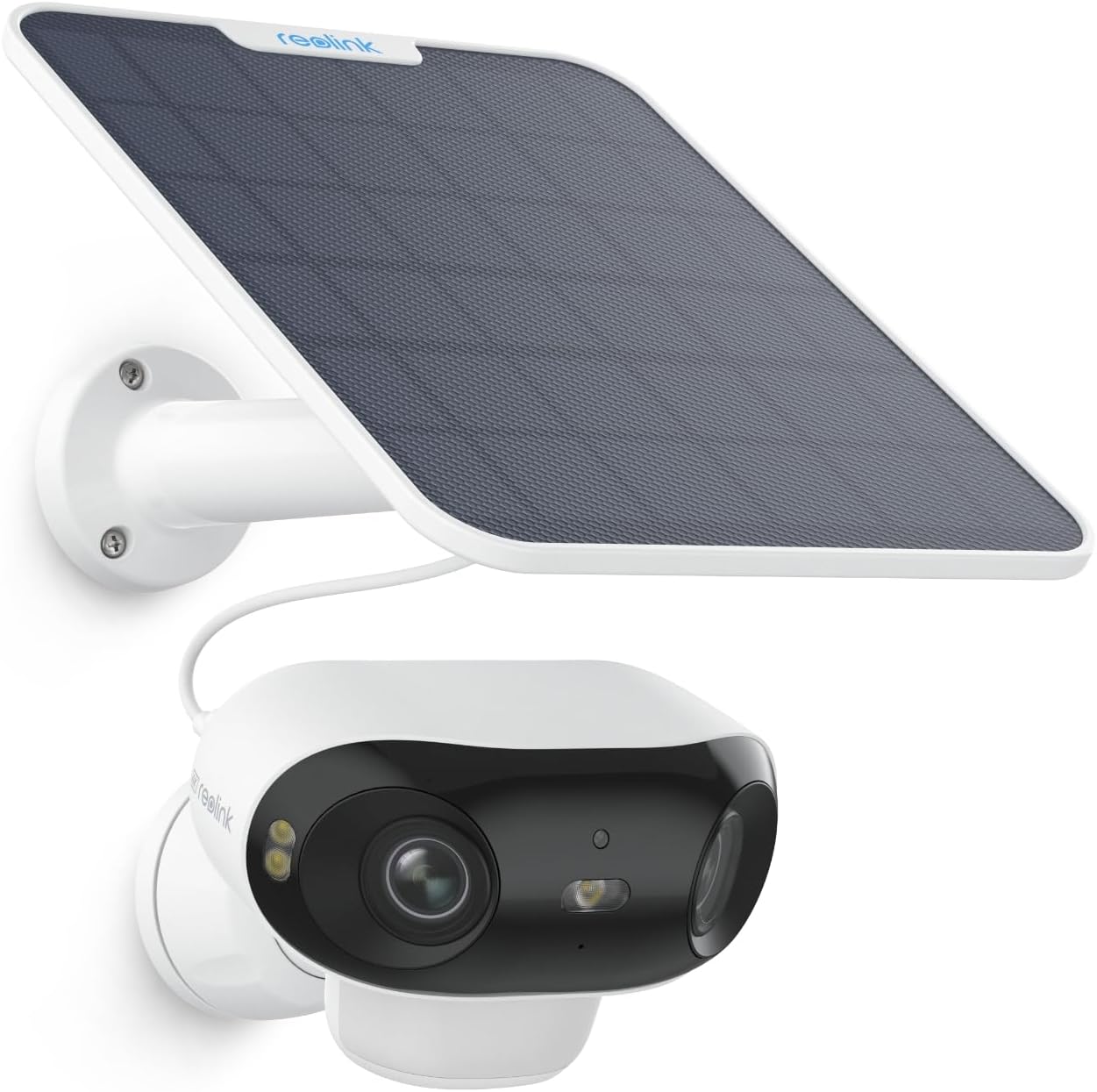 REOLINK Argus 4 Pro - 4K Solar Security Camera, ColorX Night Vision, 180° Blindspot-free View, Wireless Outdoor Camera with Dual-band Wi-Fi 6, Smart AI Detection, No Monthly Fee, with 6W Solar Panel