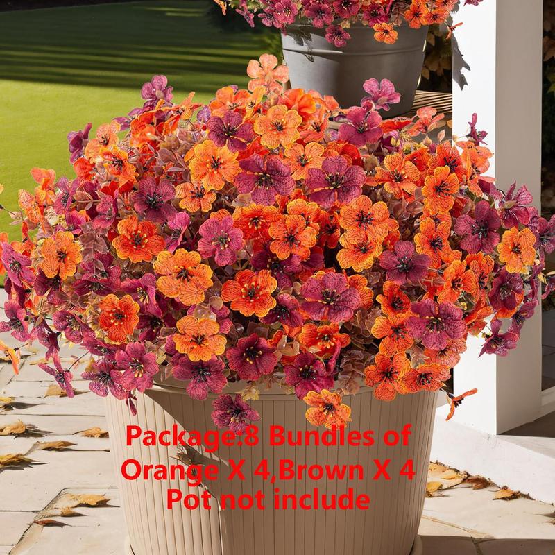 Outdoor Artificial Flowers – Faux Daisies & Eucalyptus for Porch, Patio & Garden