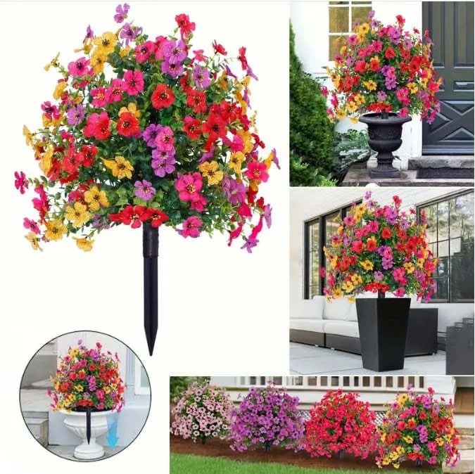 🔥 Artificial Flowers for Outdoor Indoor Garden Home Decoration
