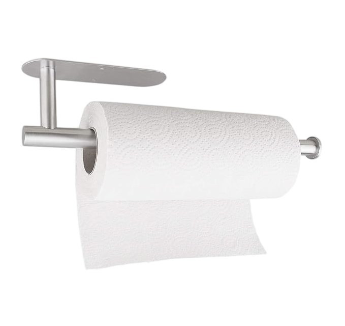 No-Drill Stainless Steel Kitchen Tissue Rack