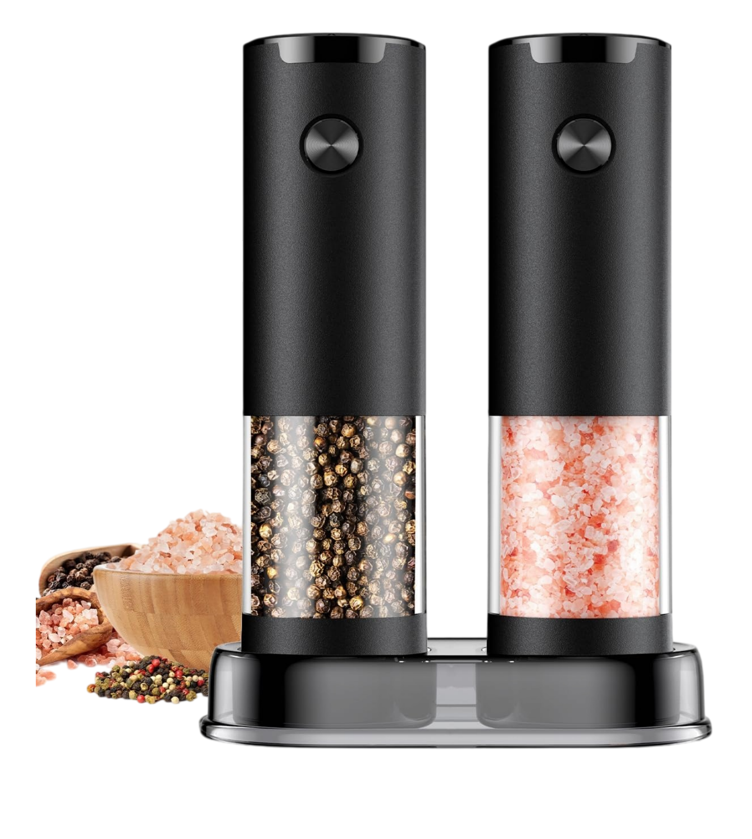 Electric Salt and Pepper Grinder Set