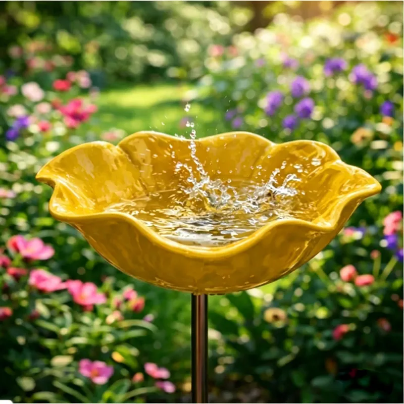 Mini Bird Bath & Pollinator Water Station   Attract Birds & Beneficial Insects