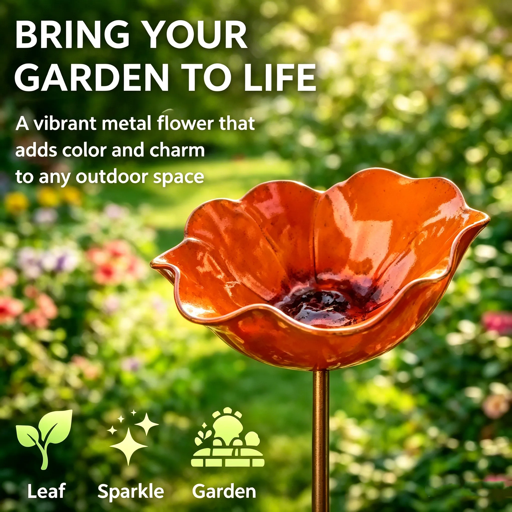 Mini Bird Bath & Pollinator Water Station   Attract Birds & Beneficial Insects