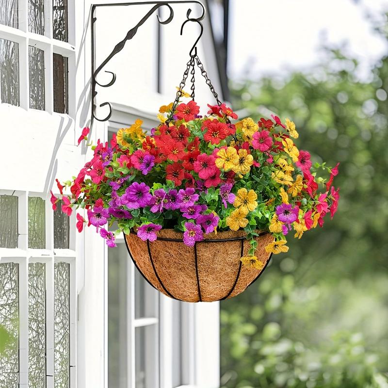Last Day Promotion!  Simulated Hanging Flower Basket No Watering, No Wilting—Just a Picture Perfect Home Every Single Day.