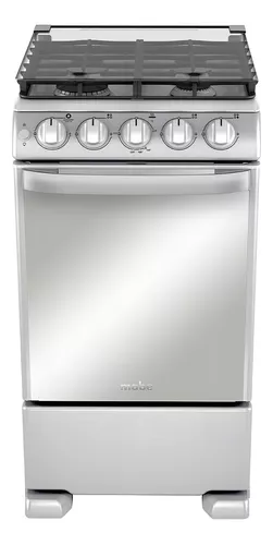 Estufa Mabe Em5060cfix1 A Gas Gris Puerta Con Visor 63l