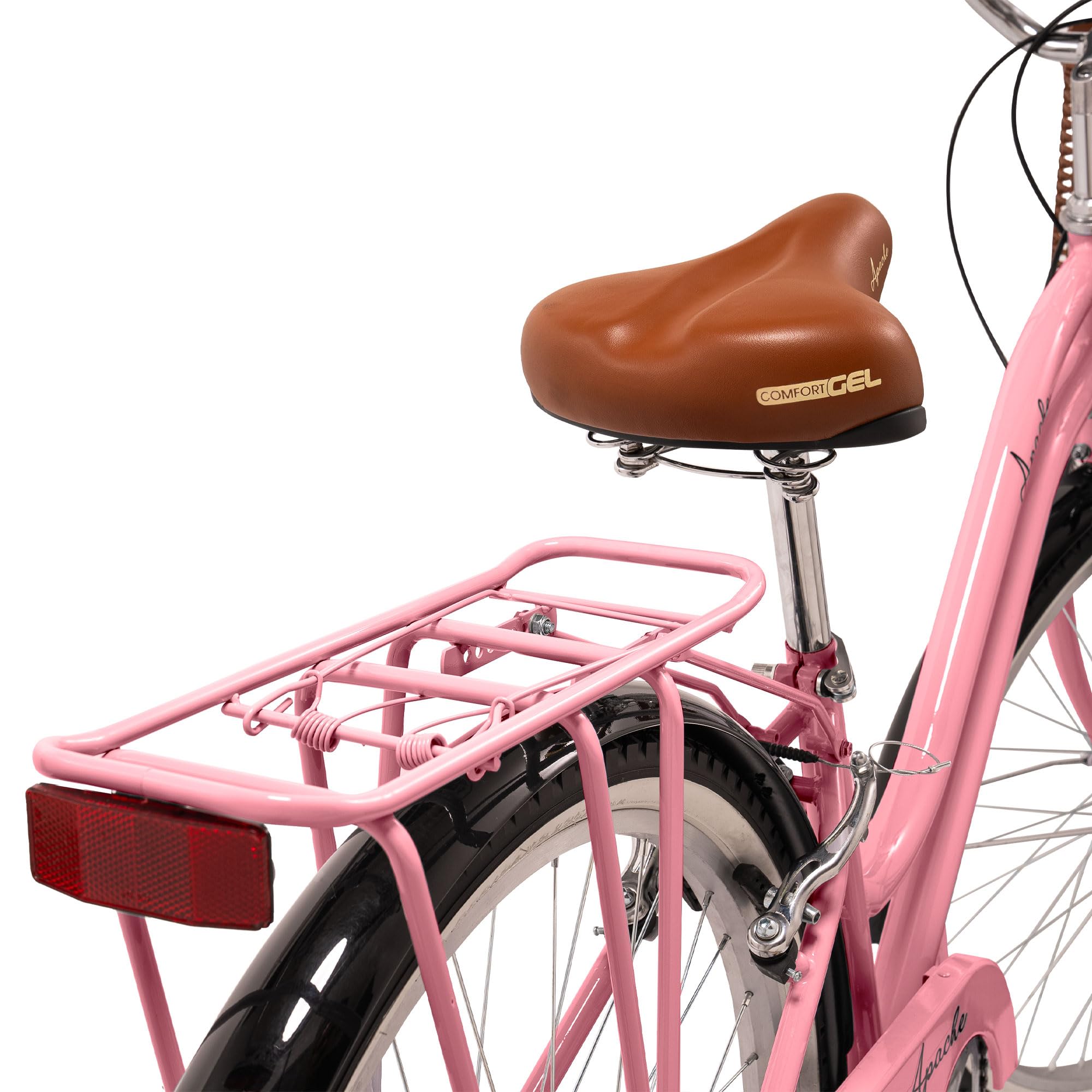 Apache Bicicleta Urbana R26 Vintage Canastilla
