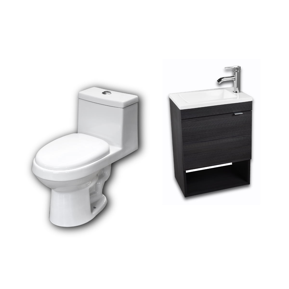 Esatto® Mueble De Baño Bleu Completos Y Sanitario Espejo Gratis ESATTO Paquete completo de mueble para baño