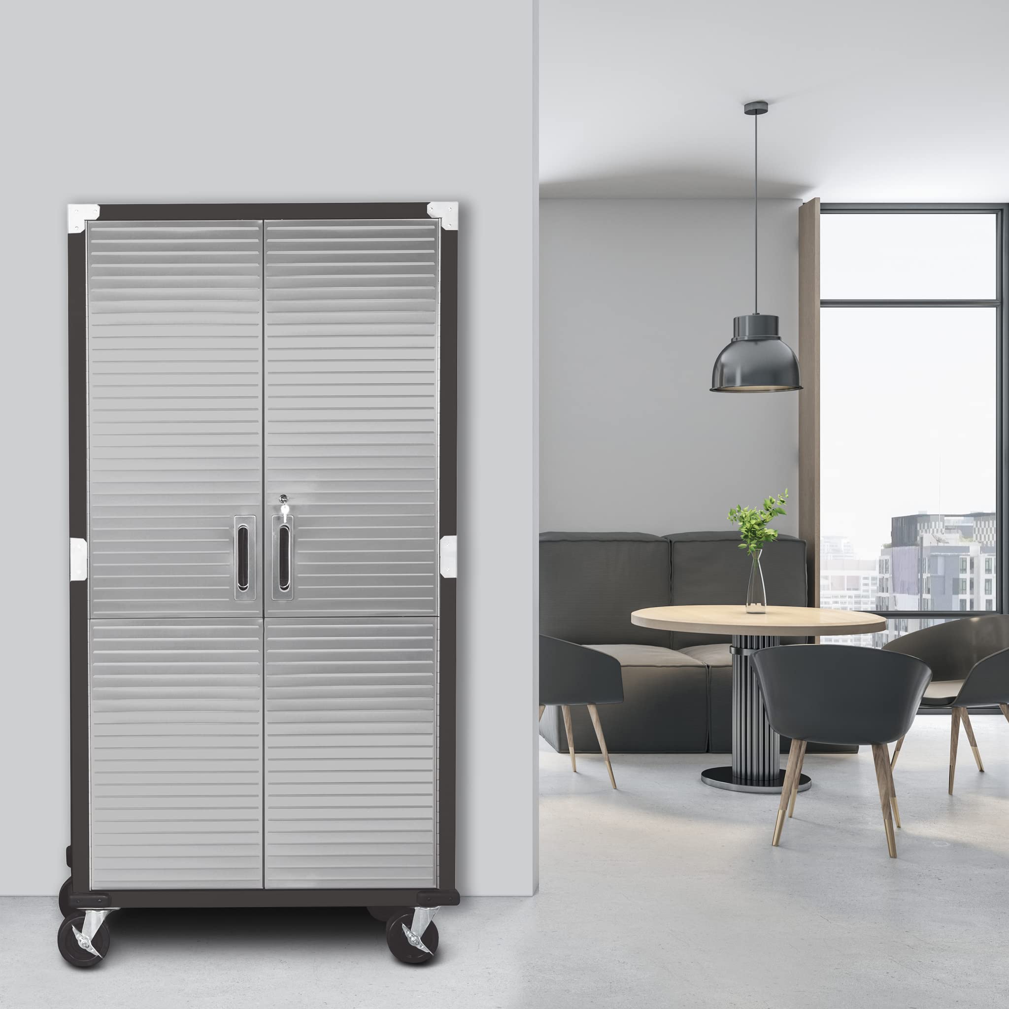 UltraHD Tall Storage Cabinet - Stainless Steel
