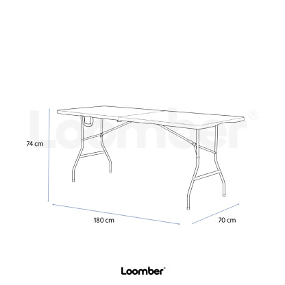 Combo Toldo Blanco 3x3 + 2 mesas plegables negras verona 1.80