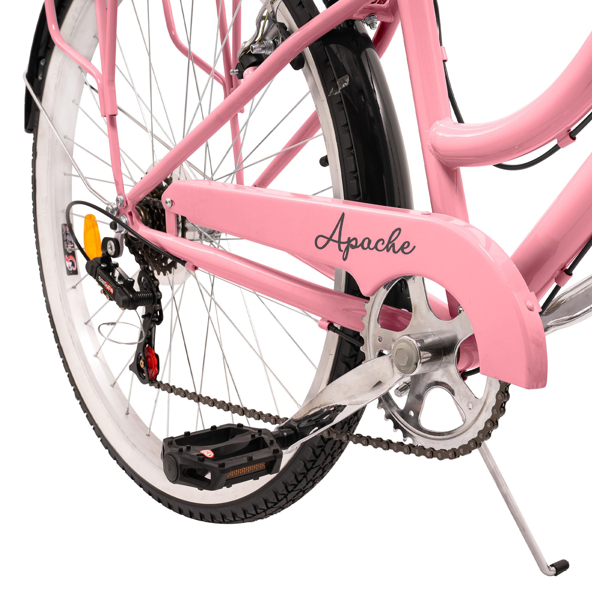 Apache Bicicleta Urbana R26 Vintage Canastilla