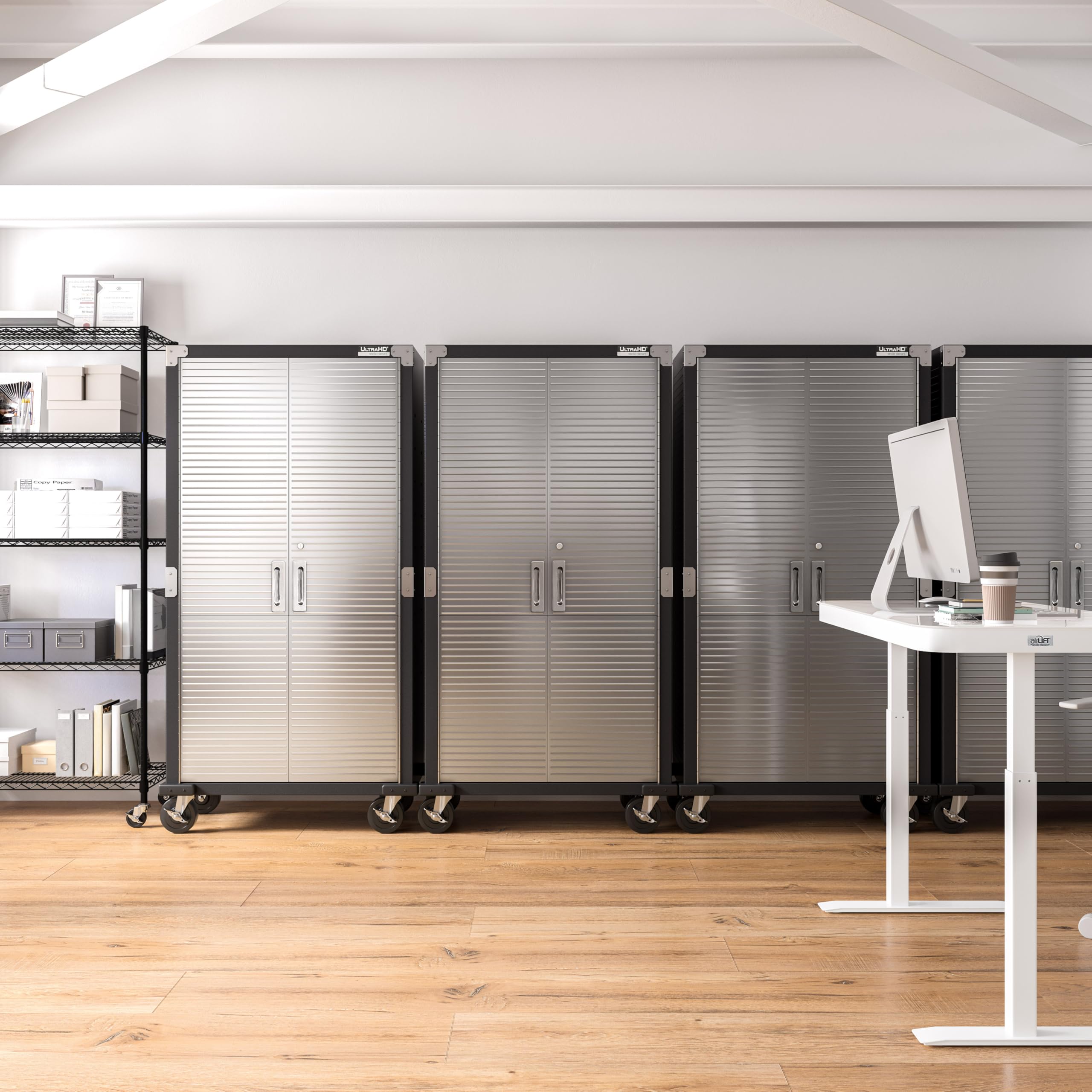UltraHD Tall Storage Cabinet - Stainless Steel