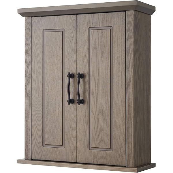 Clóset de Pared extraíble con Puertas Dobles, Color Blanco Pull Handle Wall Cabinet clóset de pared