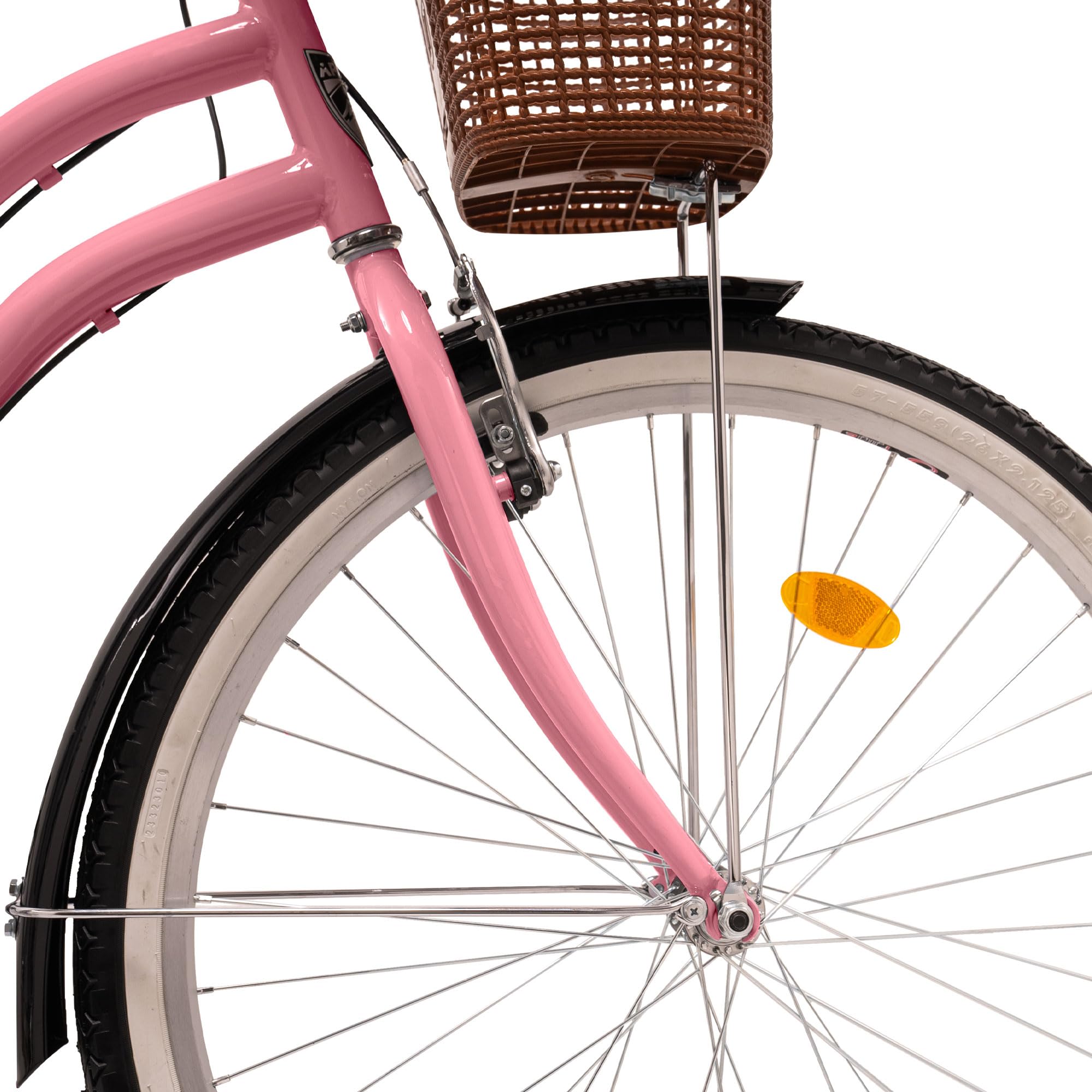 Apache Bicicleta Urbana R26 Vintage Canastilla