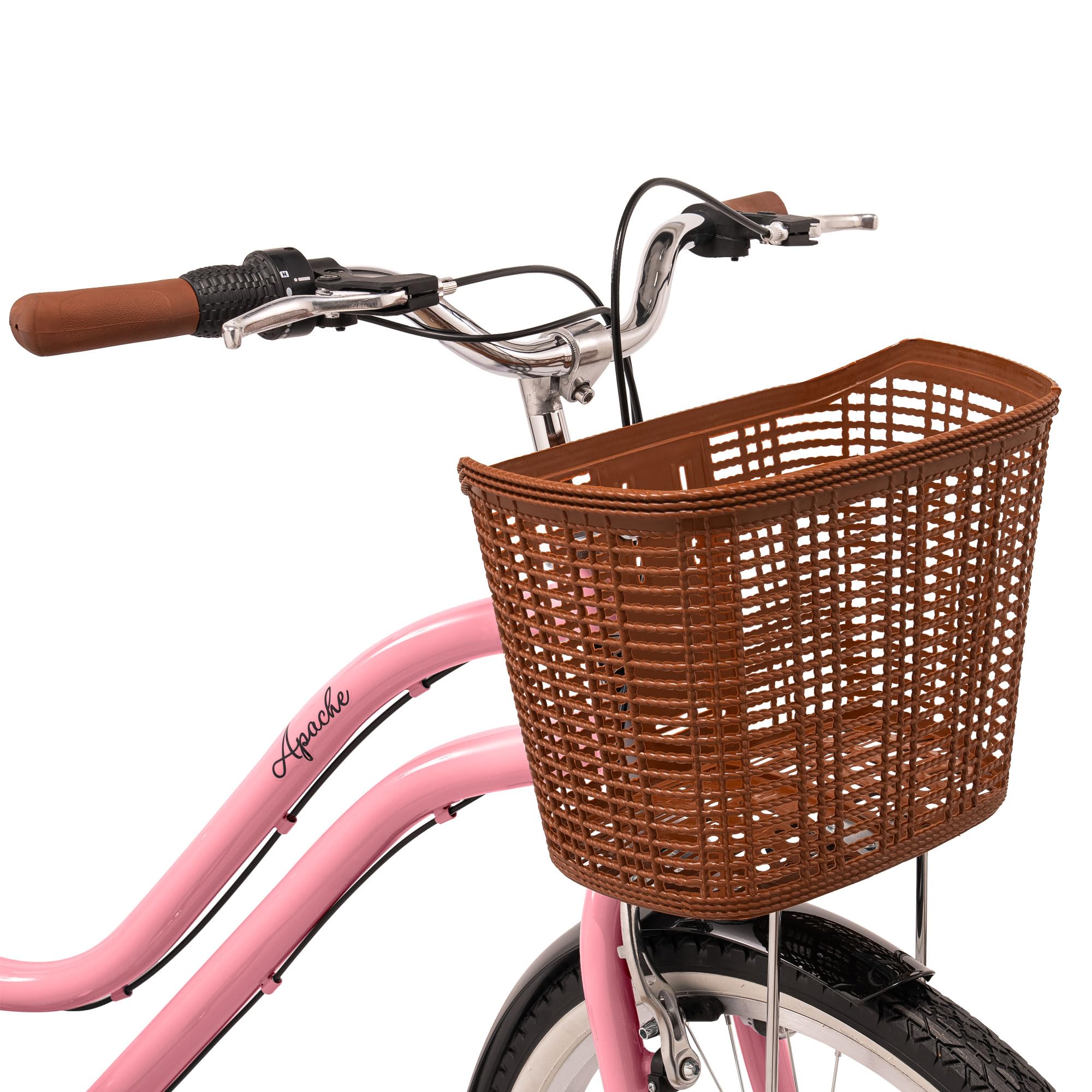 Apache Bicicleta Urbana R26 Vintage Canastilla