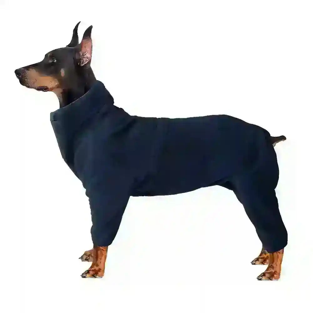 Tuta in Pile Modello "Polar" con Chiusura a Zip - Dog Moda