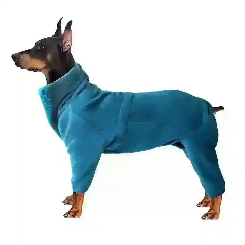 Tuta in Pile Modello "Polar" con Chiusura a Zip - Dog Moda
