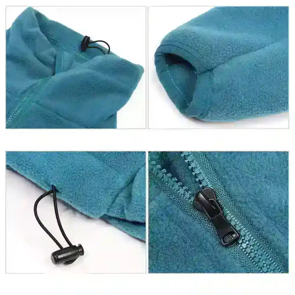 Tuta in Pile Modello "Polar" con Chiusura a Zip - Dog Moda