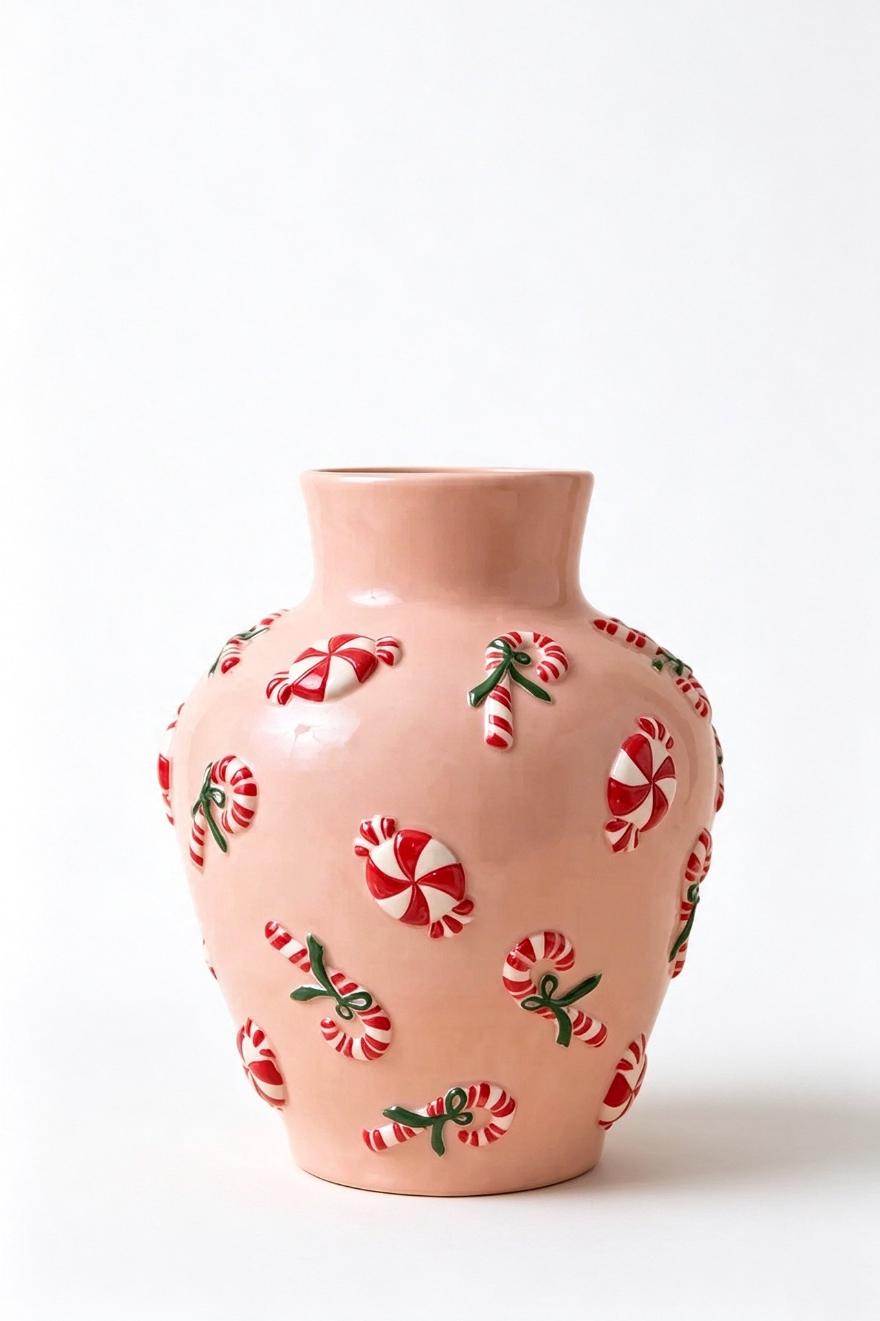 Candy-pink vase