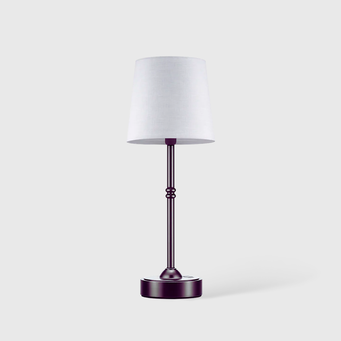 Fabric Shade Accent Stem Touch Control Table Lamp