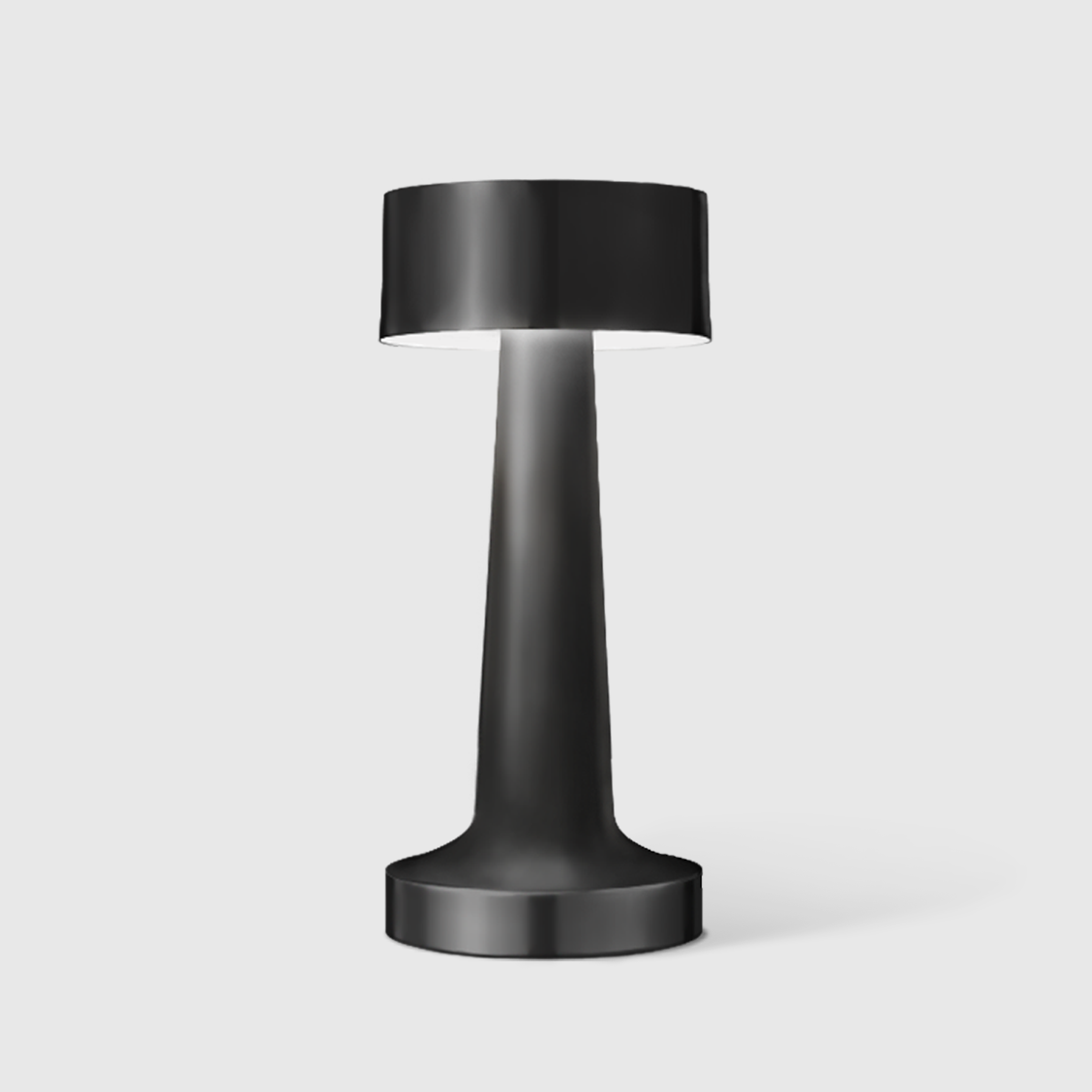 Mushroom Shaped Cordless Table Lamp, Touch Dimmable USB-C Rechargeable Lamp